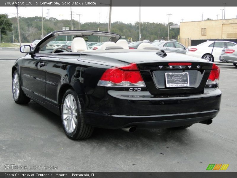 Solid Black / Calcite 2009 Volvo C70 T5 Convertible