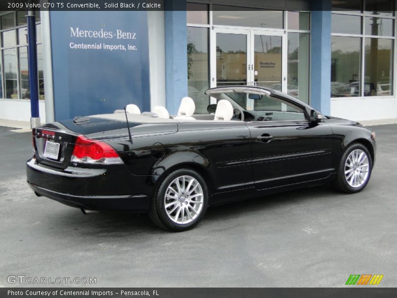 Solid Black / Calcite 2009 Volvo C70 T5 Convertible