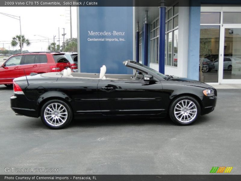 Solid Black / Calcite 2009 Volvo C70 T5 Convertible