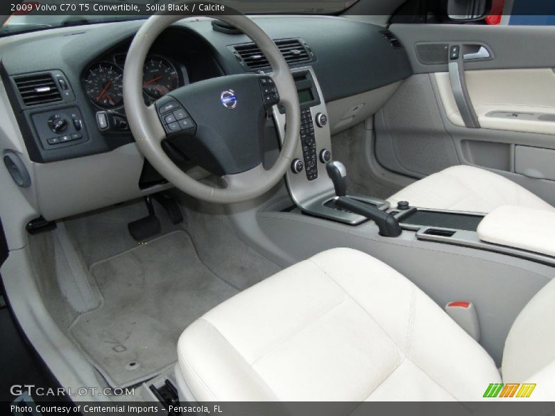 Solid Black / Calcite 2009 Volvo C70 T5 Convertible