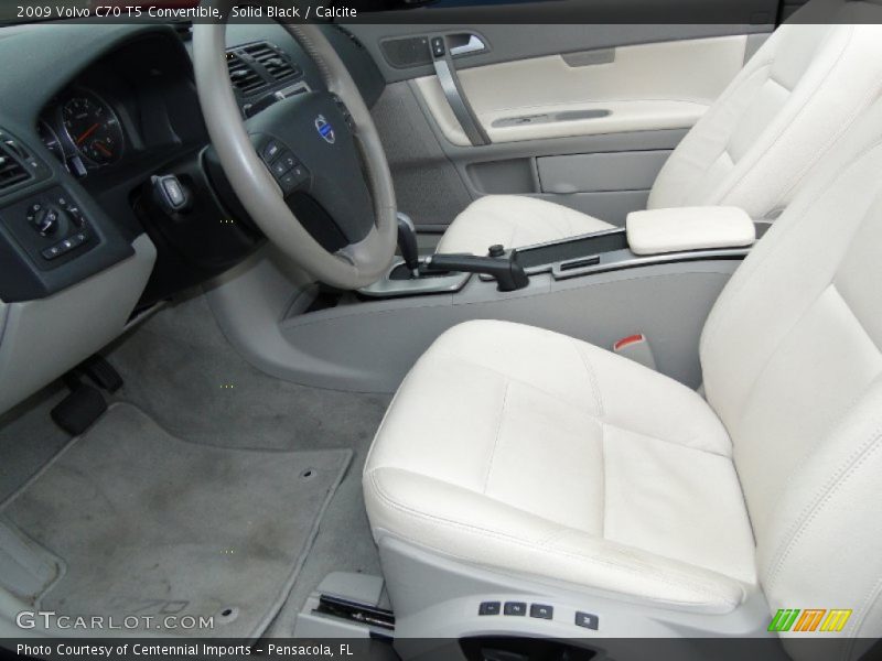 Solid Black / Calcite 2009 Volvo C70 T5 Convertible