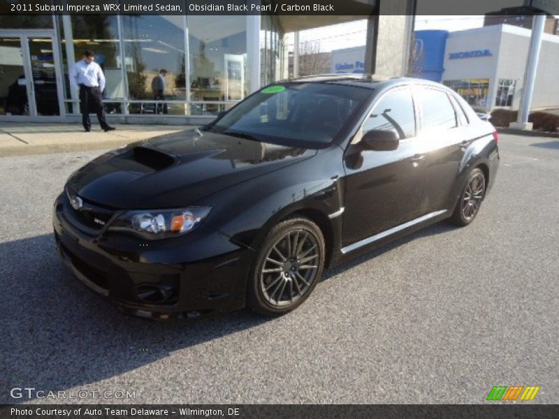 Obsidian Black Pearl / Carbon Black 2011 Subaru Impreza WRX Limited Sedan