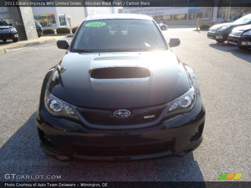 Obsidian Black Pearl / Carbon Black 2011 Subaru Impreza WRX Limited Sedan