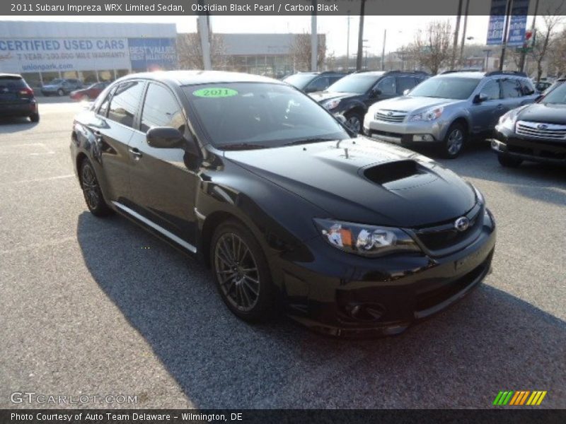 Obsidian Black Pearl / Carbon Black 2011 Subaru Impreza WRX Limited Sedan