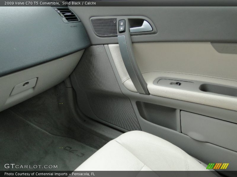 Solid Black / Calcite 2009 Volvo C70 T5 Convertible