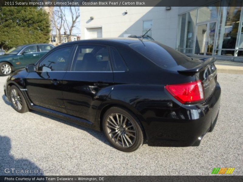 Obsidian Black Pearl / Carbon Black 2011 Subaru Impreza WRX Limited Sedan