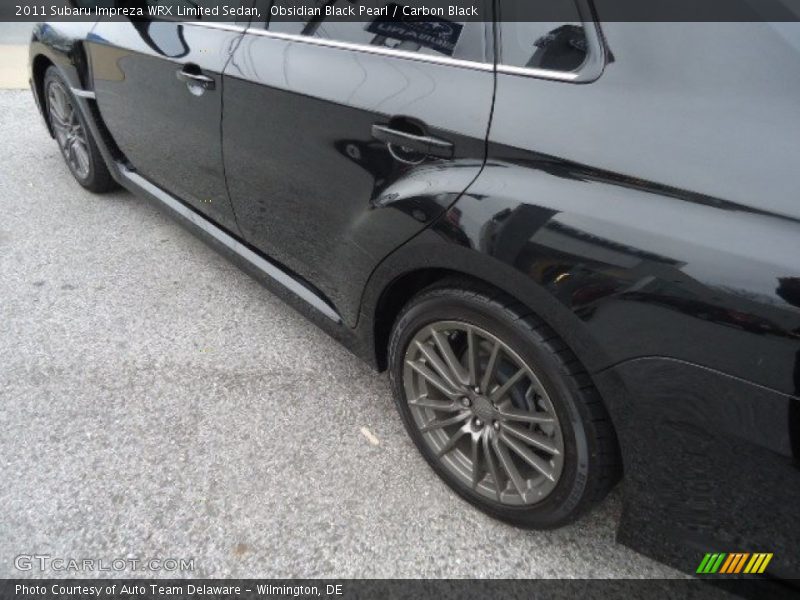 Obsidian Black Pearl / Carbon Black 2011 Subaru Impreza WRX Limited Sedan
