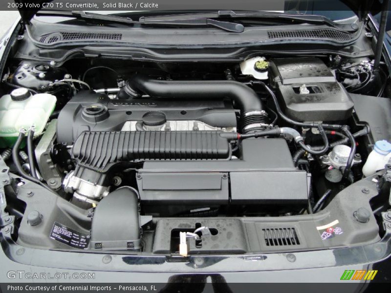 Solid Black / Calcite 2009 Volvo C70 T5 Convertible