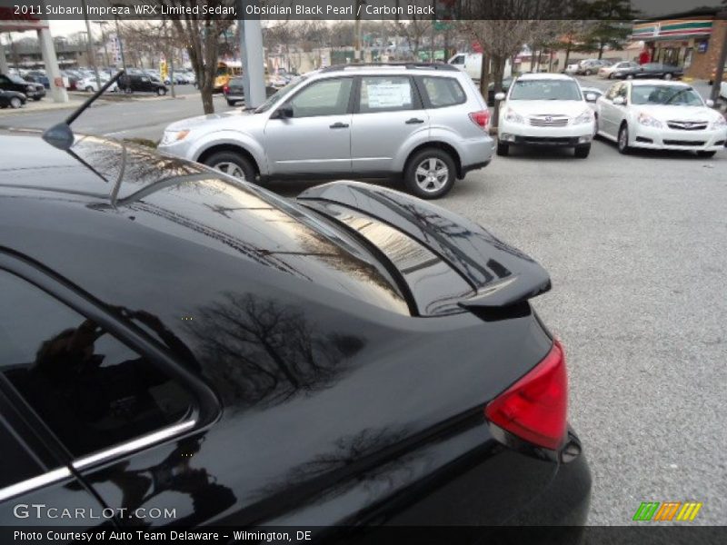 Obsidian Black Pearl / Carbon Black 2011 Subaru Impreza WRX Limited Sedan