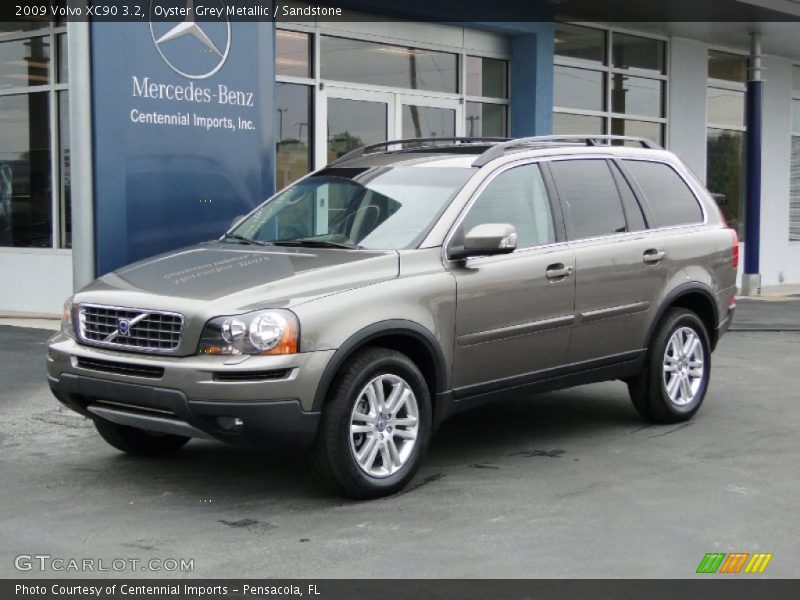 Oyster Grey Metallic / Sandstone 2009 Volvo XC90 3.2