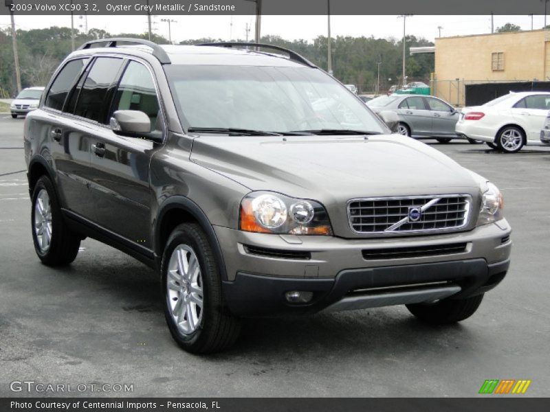 Oyster Grey Metallic / Sandstone 2009 Volvo XC90 3.2