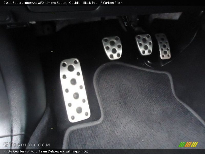 Obsidian Black Pearl / Carbon Black 2011 Subaru Impreza WRX Limited Sedan