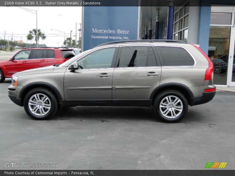 Oyster Grey Metallic / Sandstone 2009 Volvo XC90 3.2