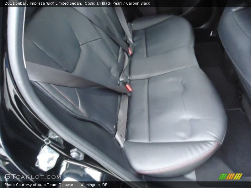  2011 Impreza WRX Limited Sedan Carbon Black Interior