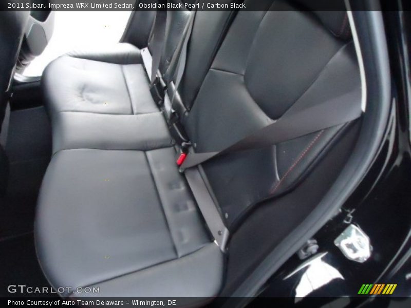  2011 Impreza WRX Limited Sedan Carbon Black Interior