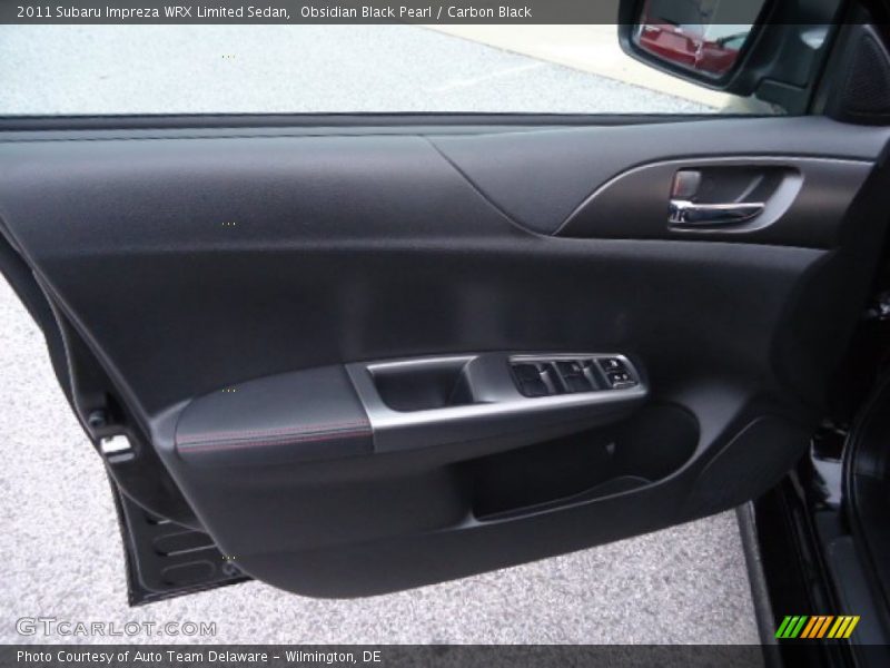 Door Panel of 2011 Impreza WRX Limited Sedan