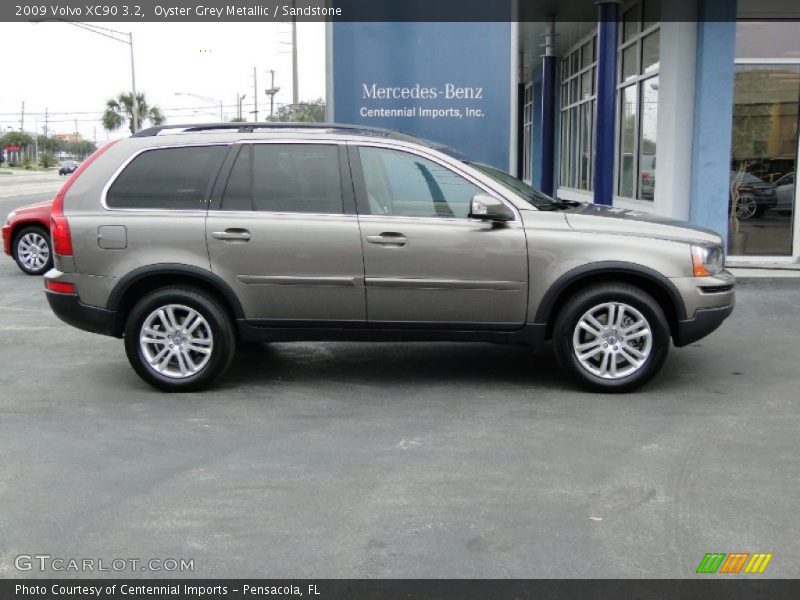 Oyster Grey Metallic / Sandstone 2009 Volvo XC90 3.2