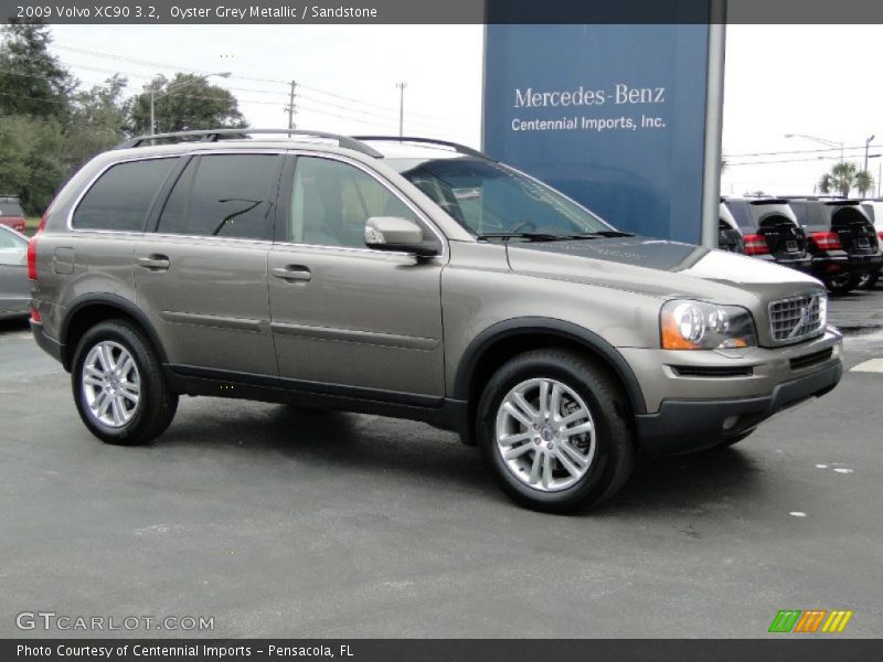 Oyster Grey Metallic / Sandstone 2009 Volvo XC90 3.2