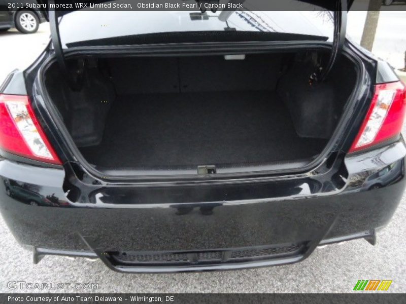  2011 Impreza WRX Limited Sedan Trunk