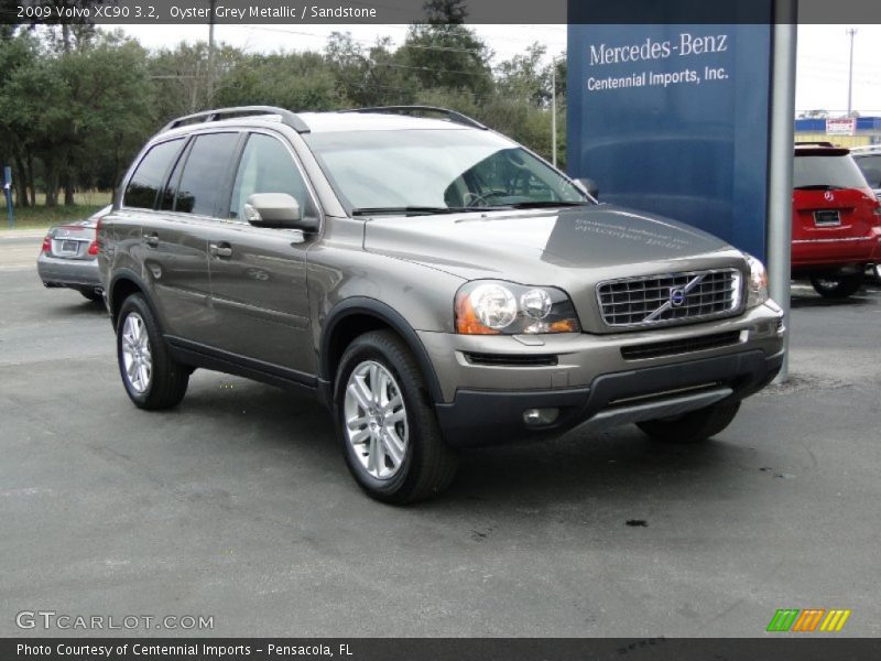 Oyster Grey Metallic / Sandstone 2009 Volvo XC90 3.2