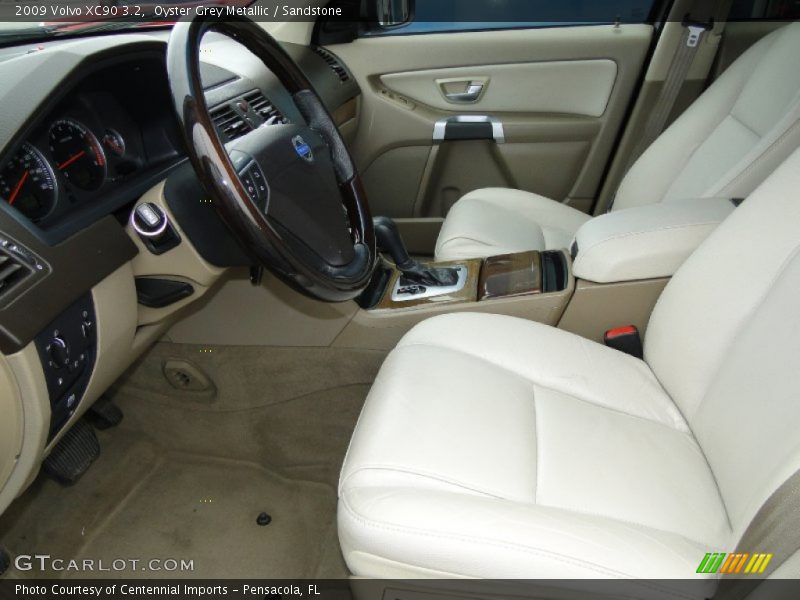 Oyster Grey Metallic / Sandstone 2009 Volvo XC90 3.2