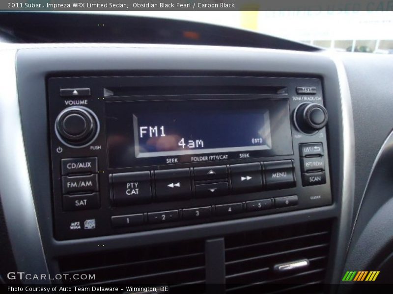Audio System of 2011 Impreza WRX Limited Sedan