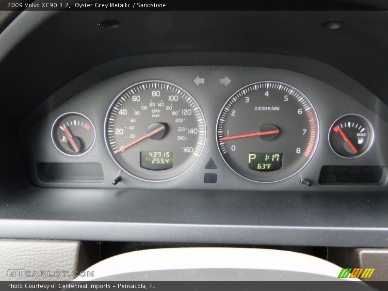 Oyster Grey Metallic / Sandstone 2009 Volvo XC90 3.2