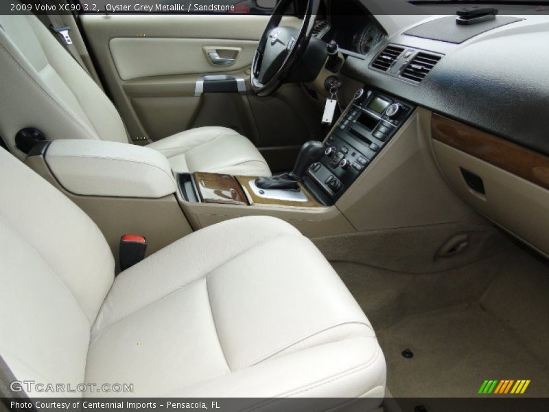 Oyster Grey Metallic / Sandstone 2009 Volvo XC90 3.2