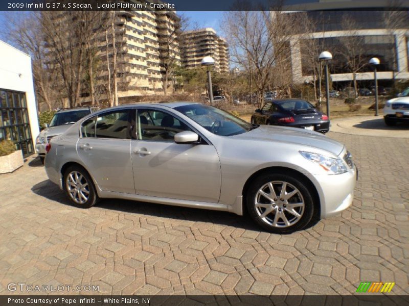Liquid Platinum / Graphite 2009 Infiniti G 37 x S Sedan