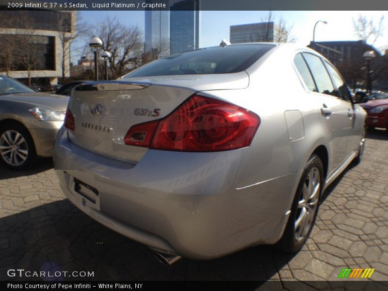 Liquid Platinum / Graphite 2009 Infiniti G 37 x S Sedan