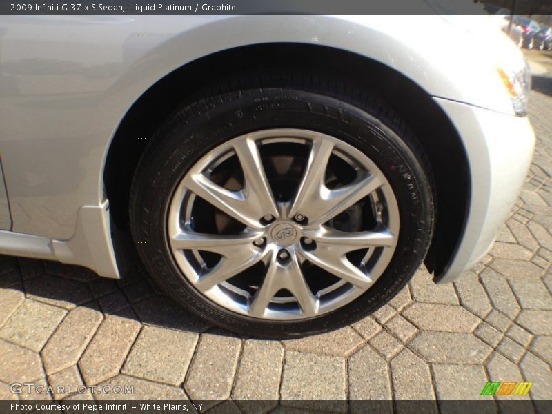 Liquid Platinum / Graphite 2009 Infiniti G 37 x S Sedan