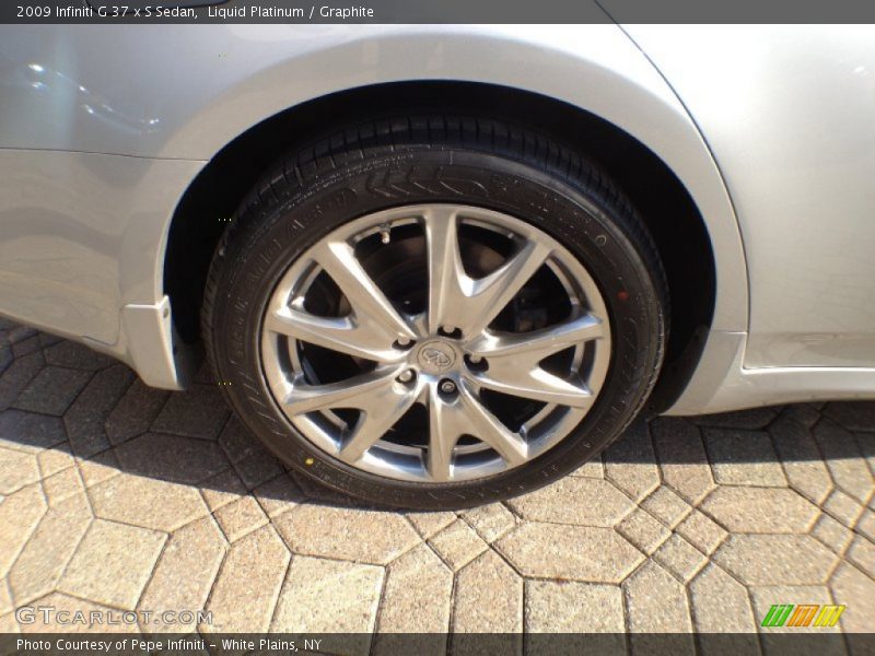 Liquid Platinum / Graphite 2009 Infiniti G 37 x S Sedan