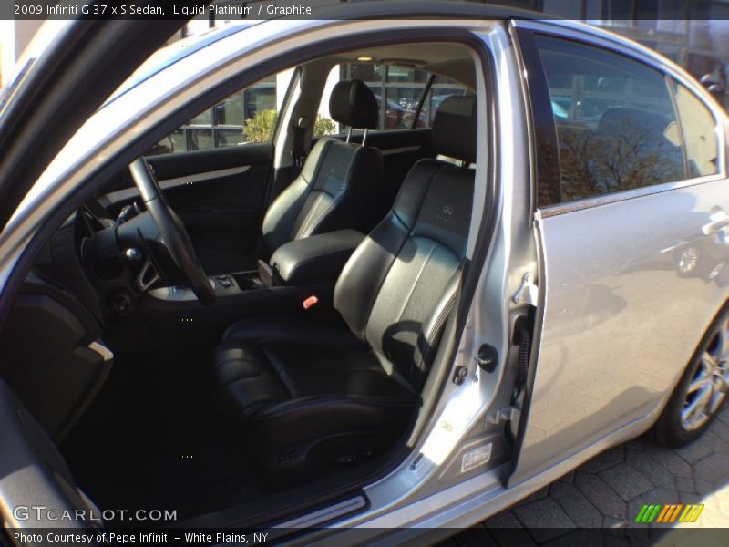 Liquid Platinum / Graphite 2009 Infiniti G 37 x S Sedan