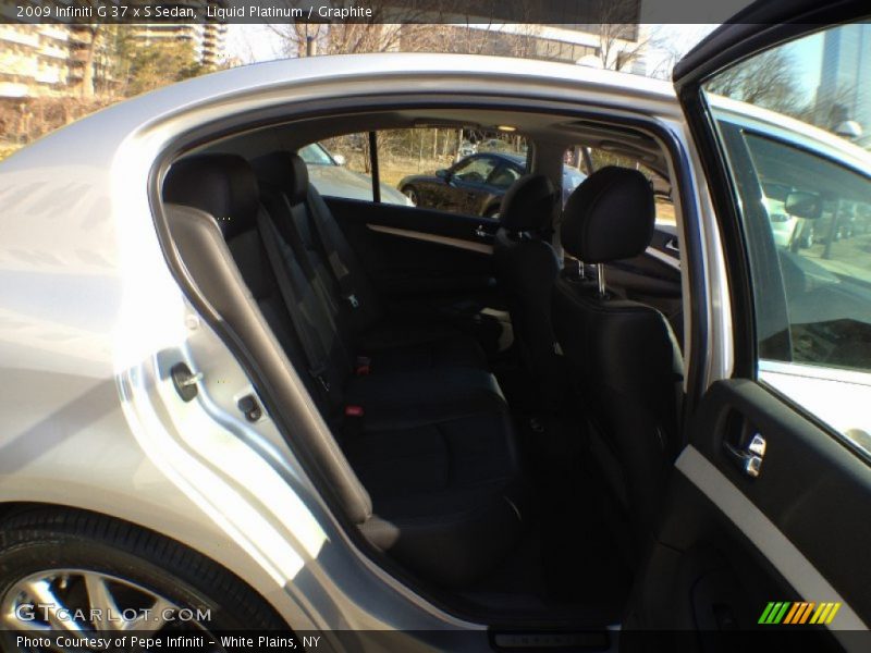 Liquid Platinum / Graphite 2009 Infiniti G 37 x S Sedan