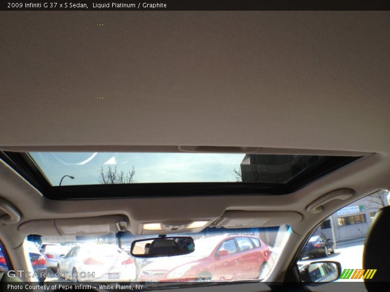 Liquid Platinum / Graphite 2009 Infiniti G 37 x S Sedan