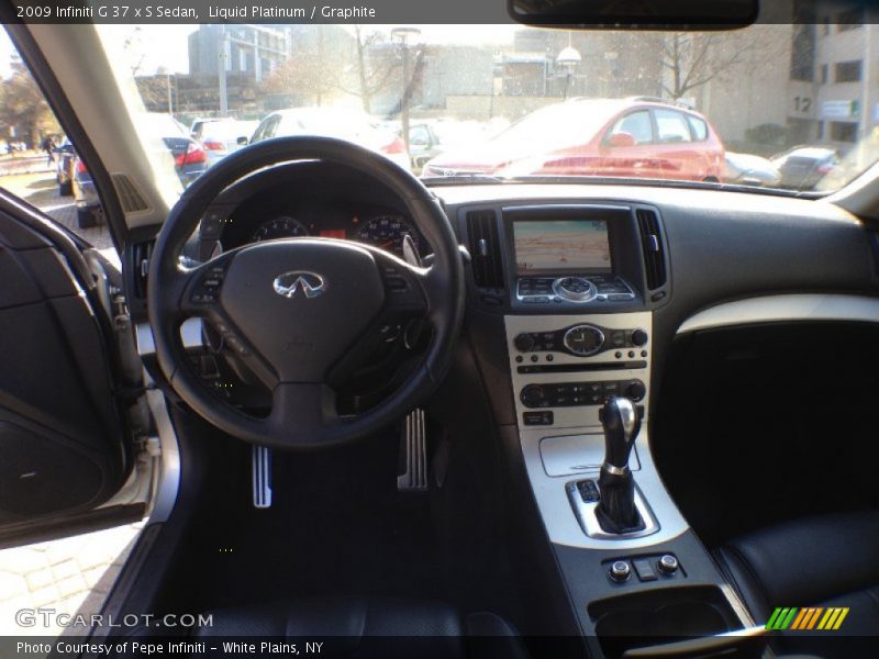 Liquid Platinum / Graphite 2009 Infiniti G 37 x S Sedan