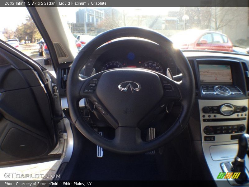 Liquid Platinum / Graphite 2009 Infiniti G 37 x S Sedan