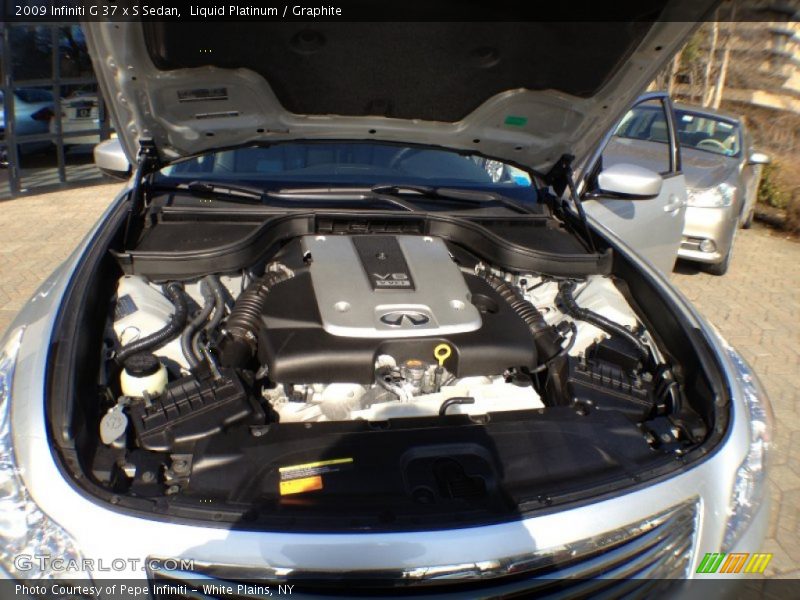 Liquid Platinum / Graphite 2009 Infiniti G 37 x S Sedan