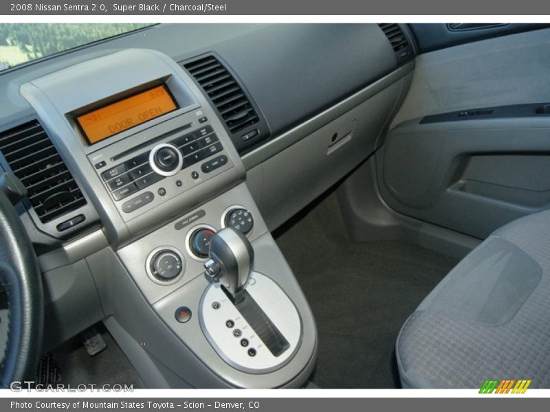 Super Black / Charcoal/Steel 2008 Nissan Sentra 2.0