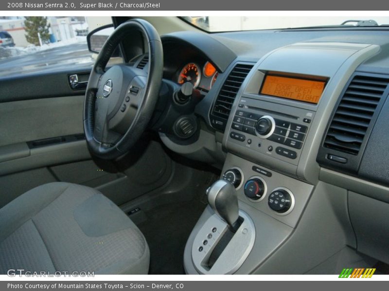 Super Black / Charcoal/Steel 2008 Nissan Sentra 2.0