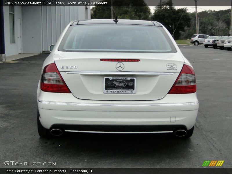 Arctic White / Cashmere 2009 Mercedes-Benz E 350 Sedan