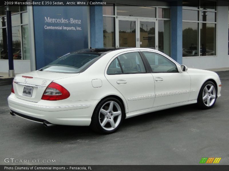 Arctic White / Cashmere 2009 Mercedes-Benz E 350 Sedan