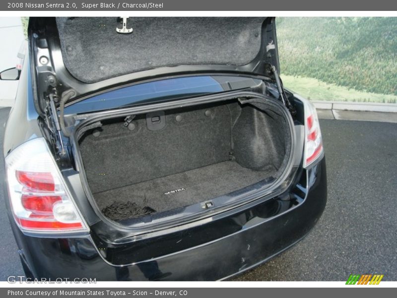 Super Black / Charcoal/Steel 2008 Nissan Sentra 2.0