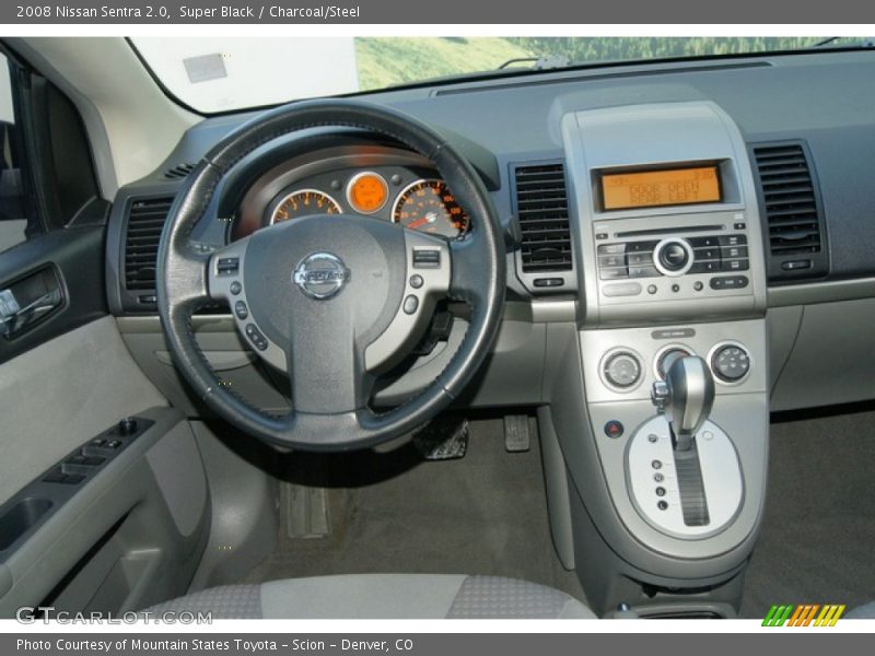 Super Black / Charcoal/Steel 2008 Nissan Sentra 2.0
