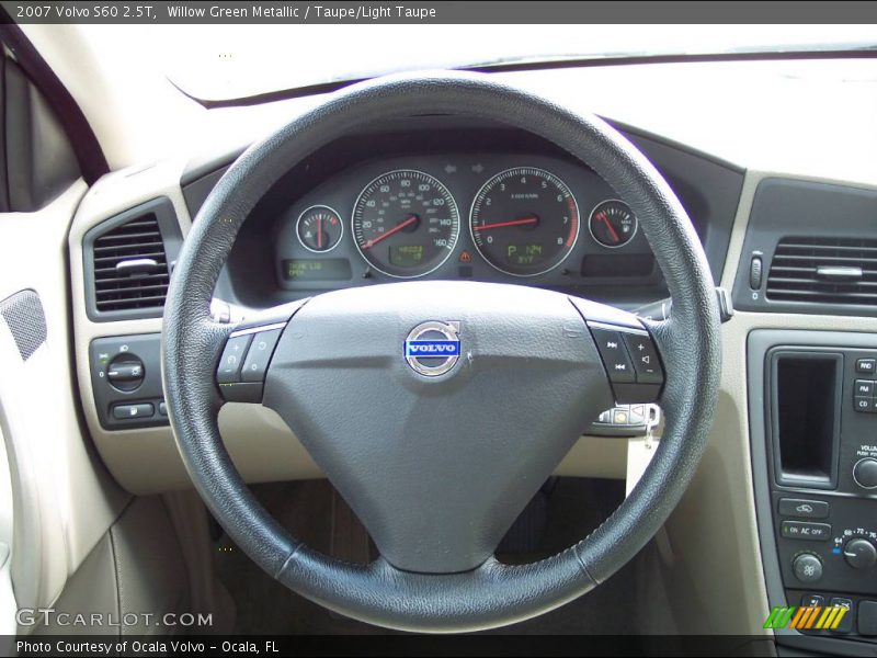 Willow Green Metallic / Taupe/Light Taupe 2007 Volvo S60 2.5T