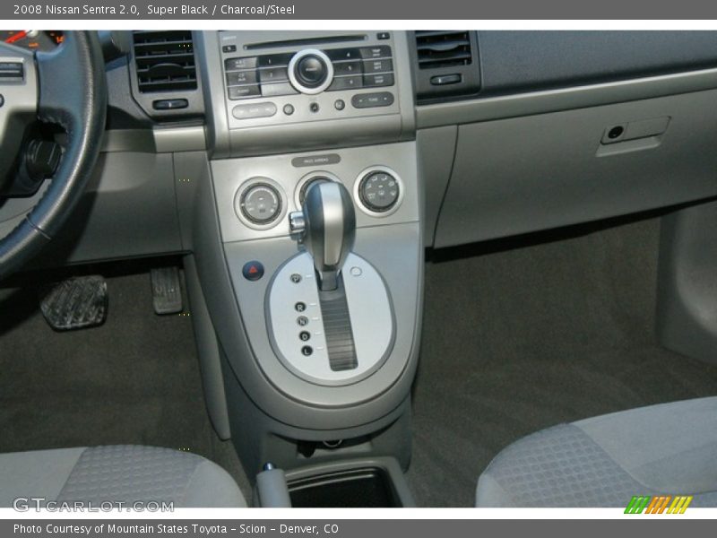 Super Black / Charcoal/Steel 2008 Nissan Sentra 2.0