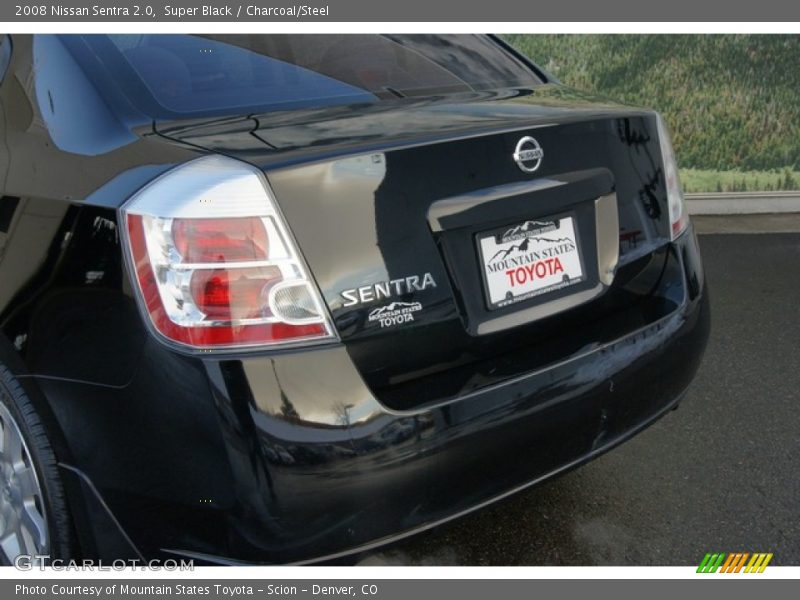 Super Black / Charcoal/Steel 2008 Nissan Sentra 2.0