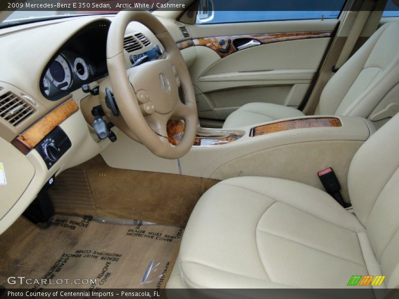 Arctic White / Cashmere 2009 Mercedes-Benz E 350 Sedan