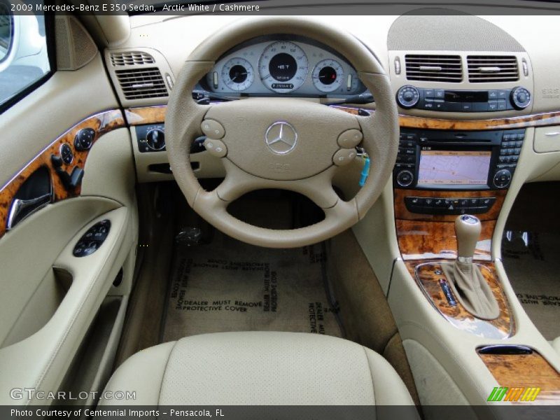 Arctic White / Cashmere 2009 Mercedes-Benz E 350 Sedan