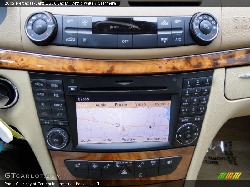 Arctic White / Cashmere 2009 Mercedes-Benz E 350 Sedan
